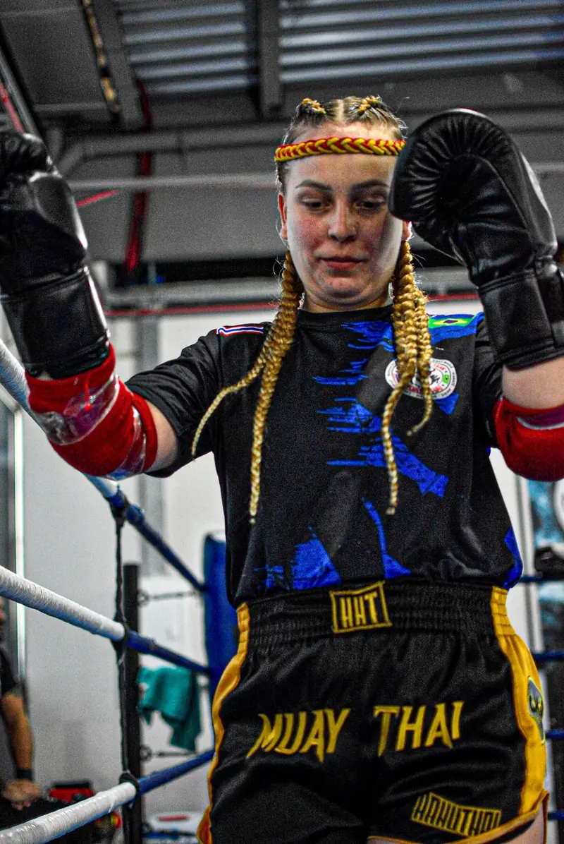 Instrutora de Muay Thai